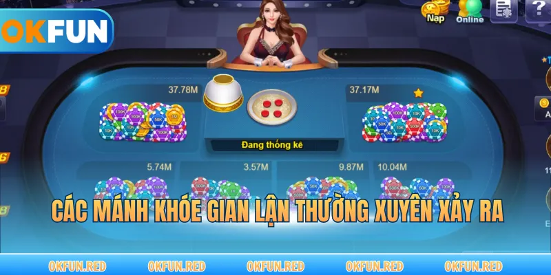 Các mánh khóe gian lận thường xuyên xảy ra